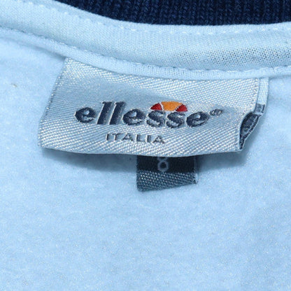 Ellesse Women's White Size 8 Varsity Jacket with Logo Detail