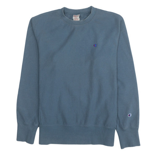 Mens UK Size L Champion Blue Pullover Sweatshirt