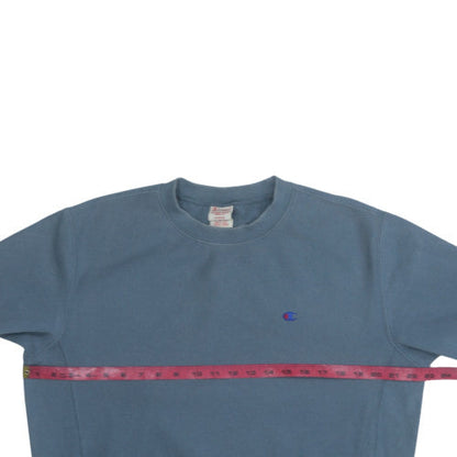 Mens UK Size L Champion Blue Pullover Sweatshirt