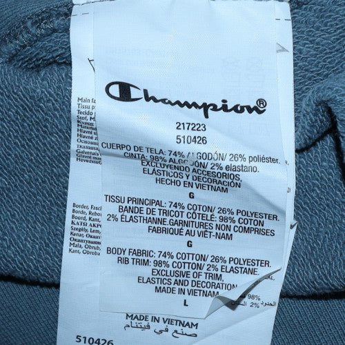 Mens UK Size L Champion Blue Pullover Sweatshirt