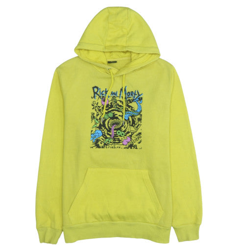 Mens UK Size L Primark Yellow Pullover Hoodie