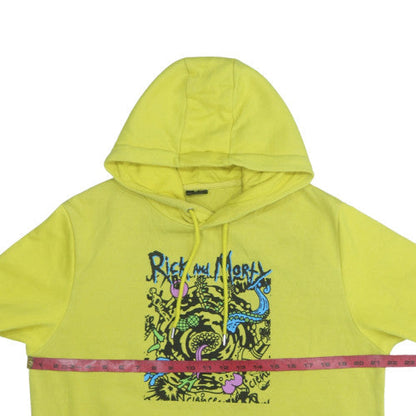 Mens UK Size L Primark Yellow Pullover Hoodie