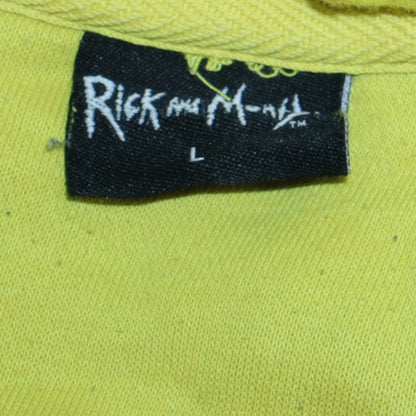 Mens UK Size L Primark Yellow Pullover Hoodie