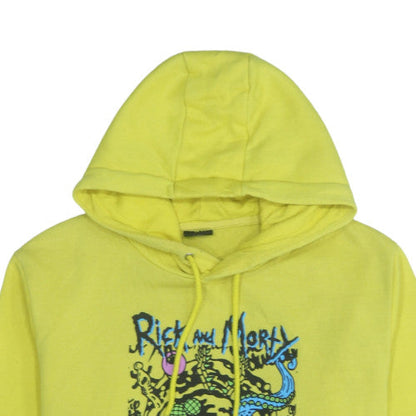 Mens UK Size L Primark Yellow Pullover Hoodie