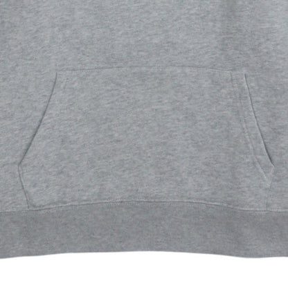Gap Men's Grey Pullover Logo Hoodie L Regular Fleece Sweatshirt