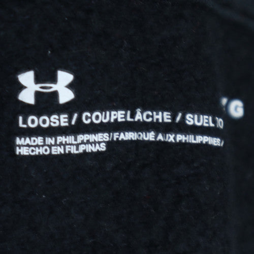 Mens UK Size L Under armour Black Pullover Hoodie
