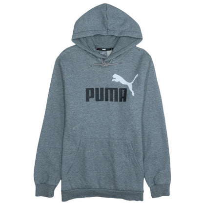 Mens UK Size M PUMA Grey Pullover Hoodie