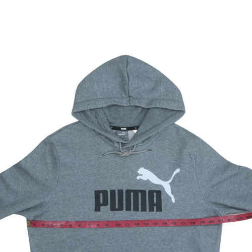 Mens UK Size M PUMA Grey Pullover Hoodie
