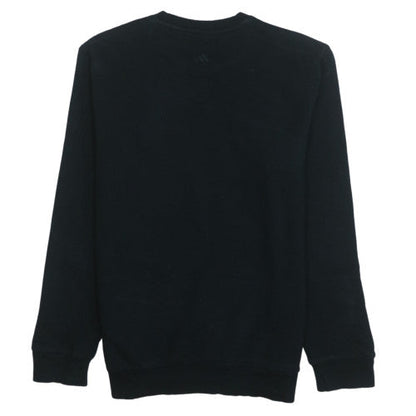 Adidas Boys Black Sportswear Sweatshirt Size 14-15 Years Crew Neck Pullover