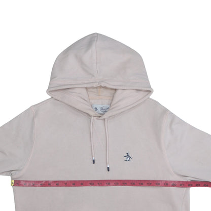 Mens UK Size M Original Penguin Beige Pullover Hoodie