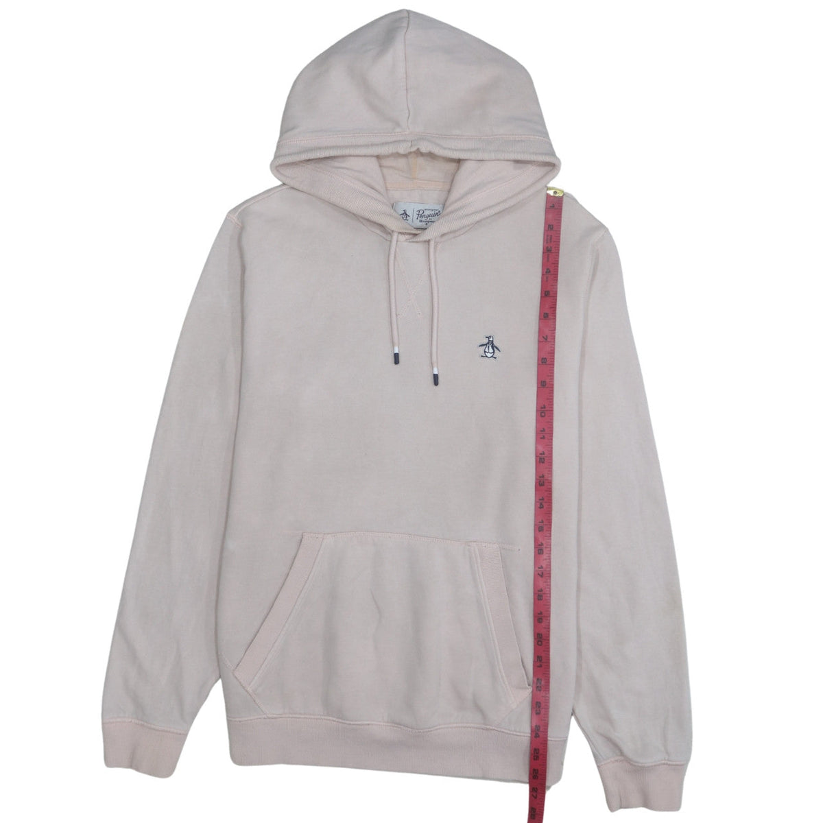 Mens UK Size M Original Penguin Beige Pullover Hoodie