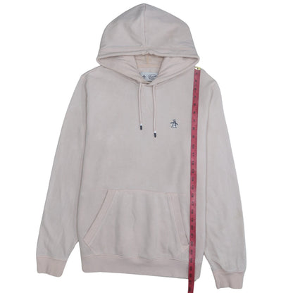 Mens UK Size M Original Penguin Beige Pullover Hoodie