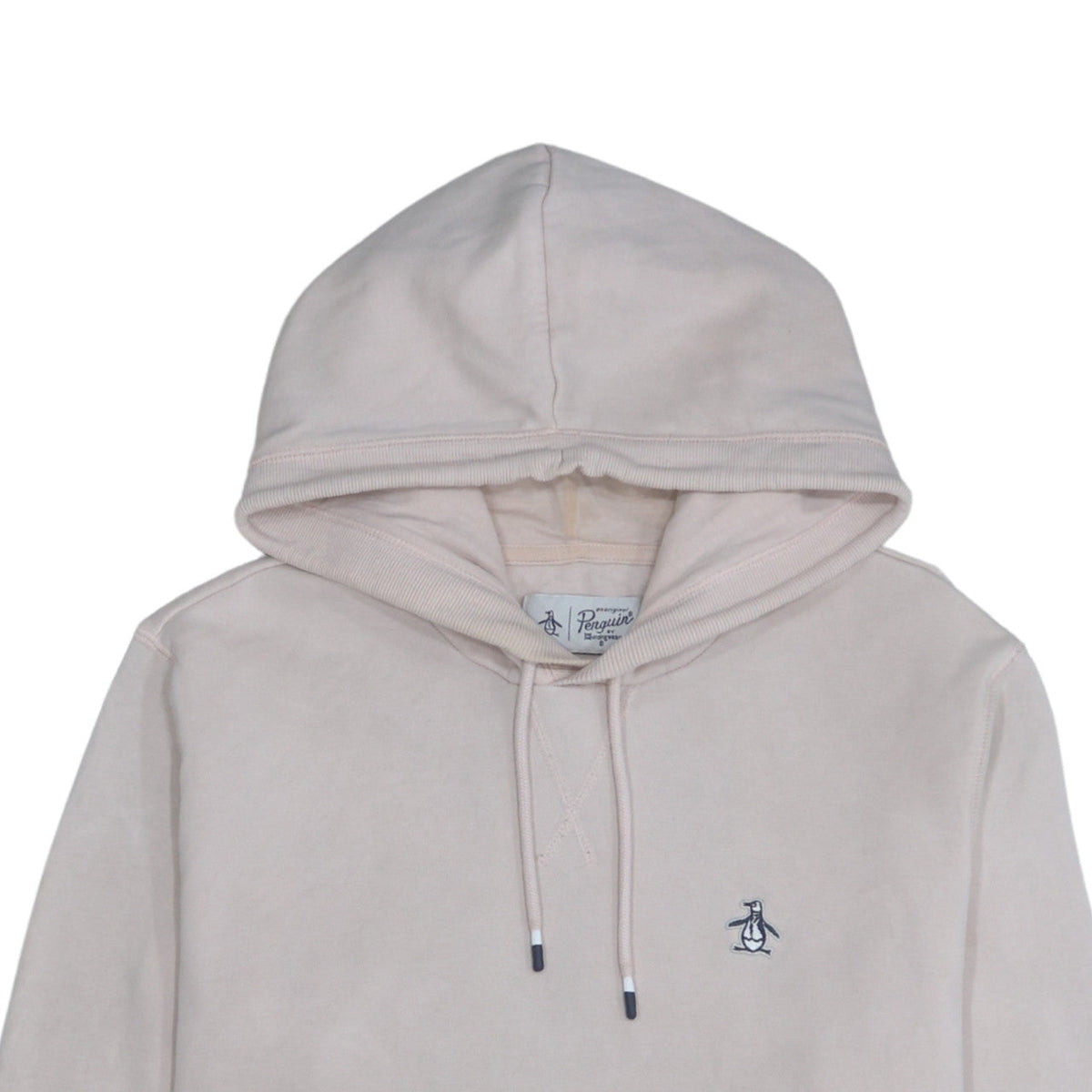 Mens UK Size M Original Penguin Beige Pullover Hoodie