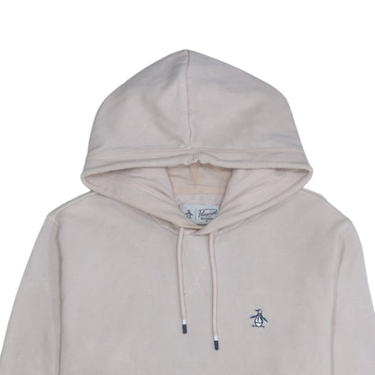 Mens UK Size M Original Penguin Beige Pullover Hoodie