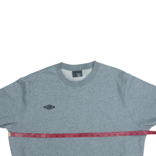 Mens UK Size XL Umbro Grey Pullover Sweatshirt