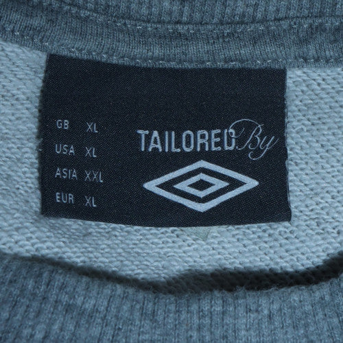 Mens UK Size XL Umbro Grey Pullover Sweatshirt