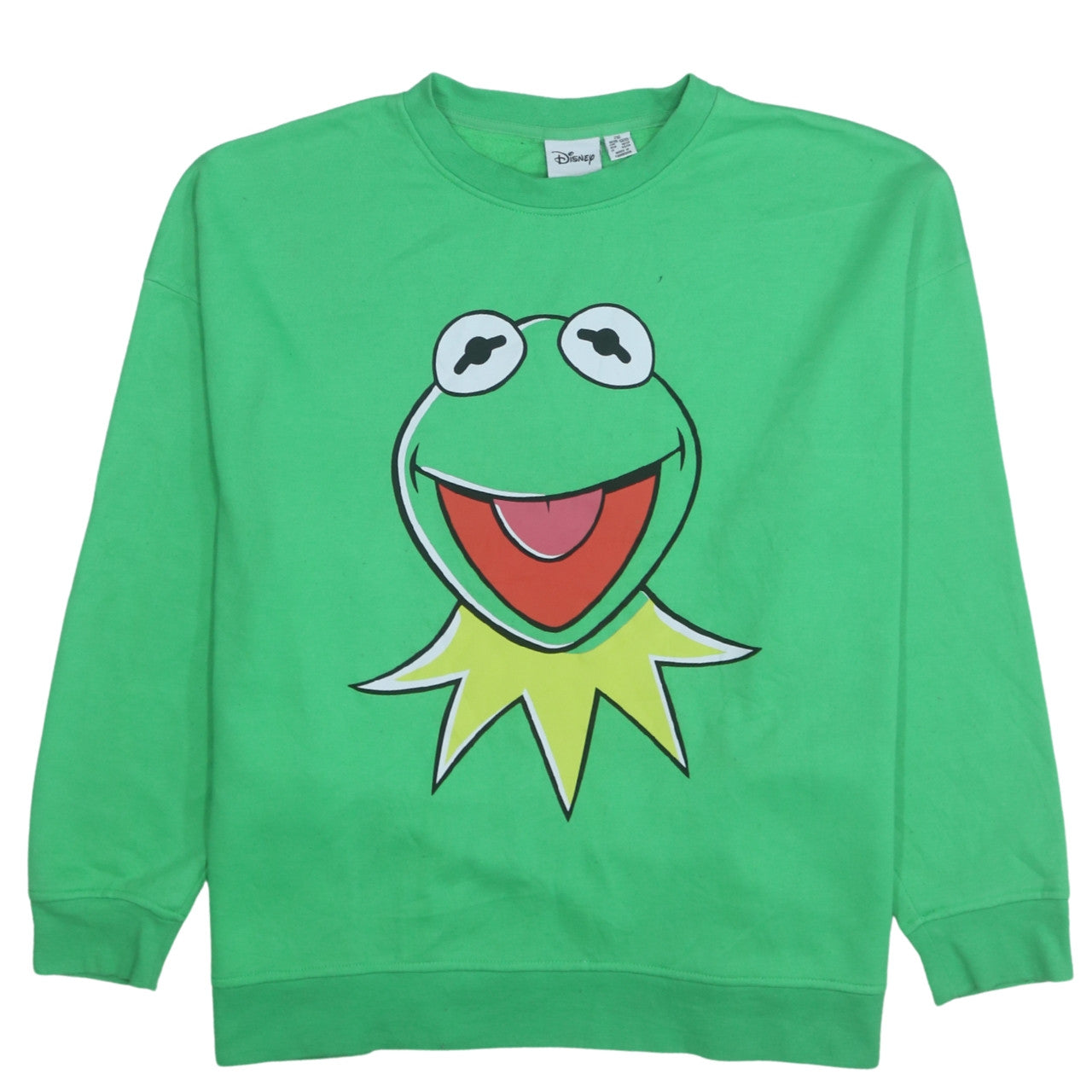 Mens UK Size 2XL Disney Green Pullover Sweatshirt