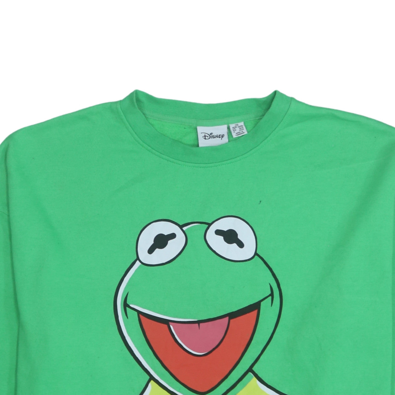 Mens UK Size 2XL Disney Green Pullover Sweatshirt