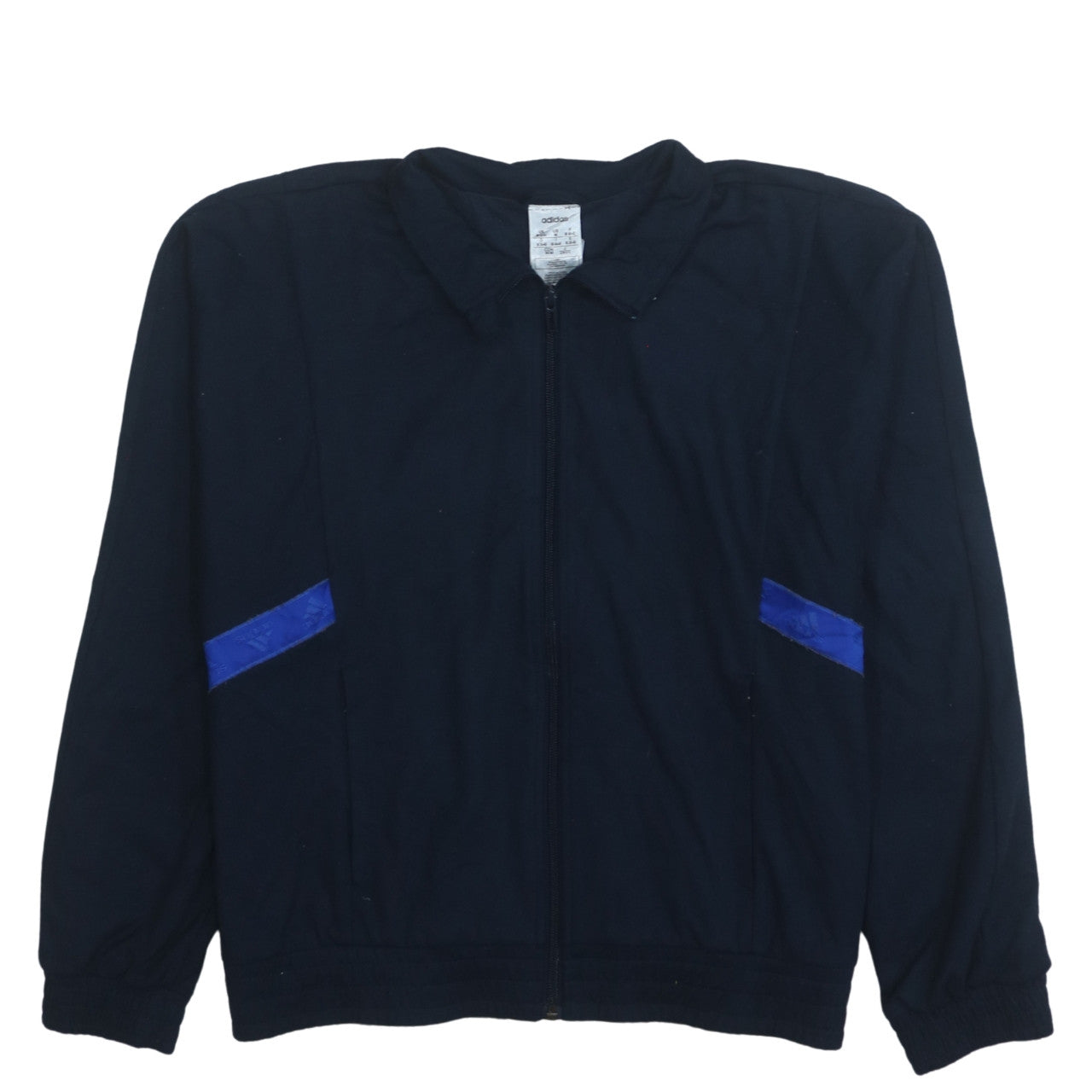 Womens UK Size 12 adidas Blue Full Zip Sweatshirt