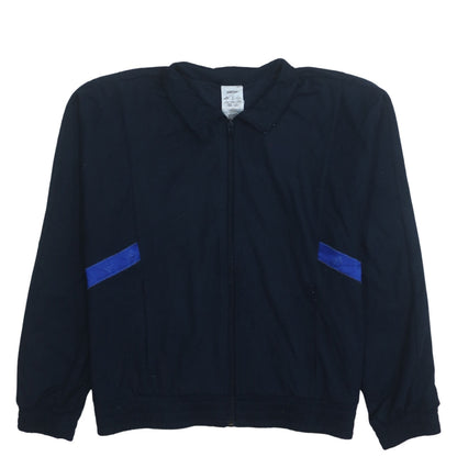 Womens UK Size 12 adidas Blue Full Zip Sweatshirt