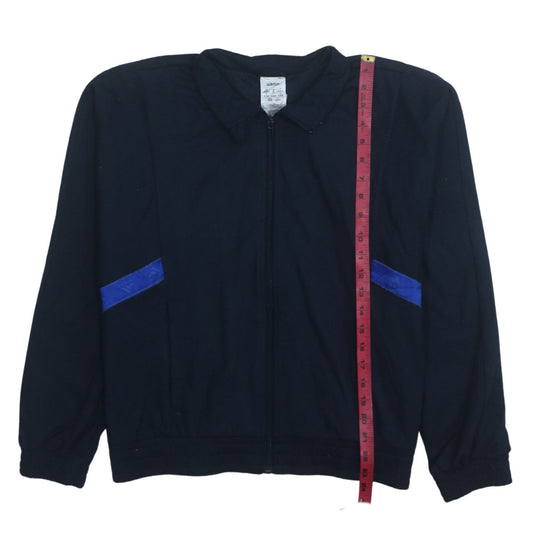 Womens UK Size 12 adidas Blue Full Zip Sweatshirt