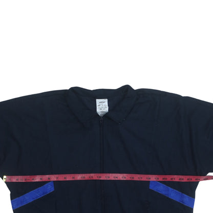 Womens UK Size 12 adidas Blue Full Zip Sweatshirt