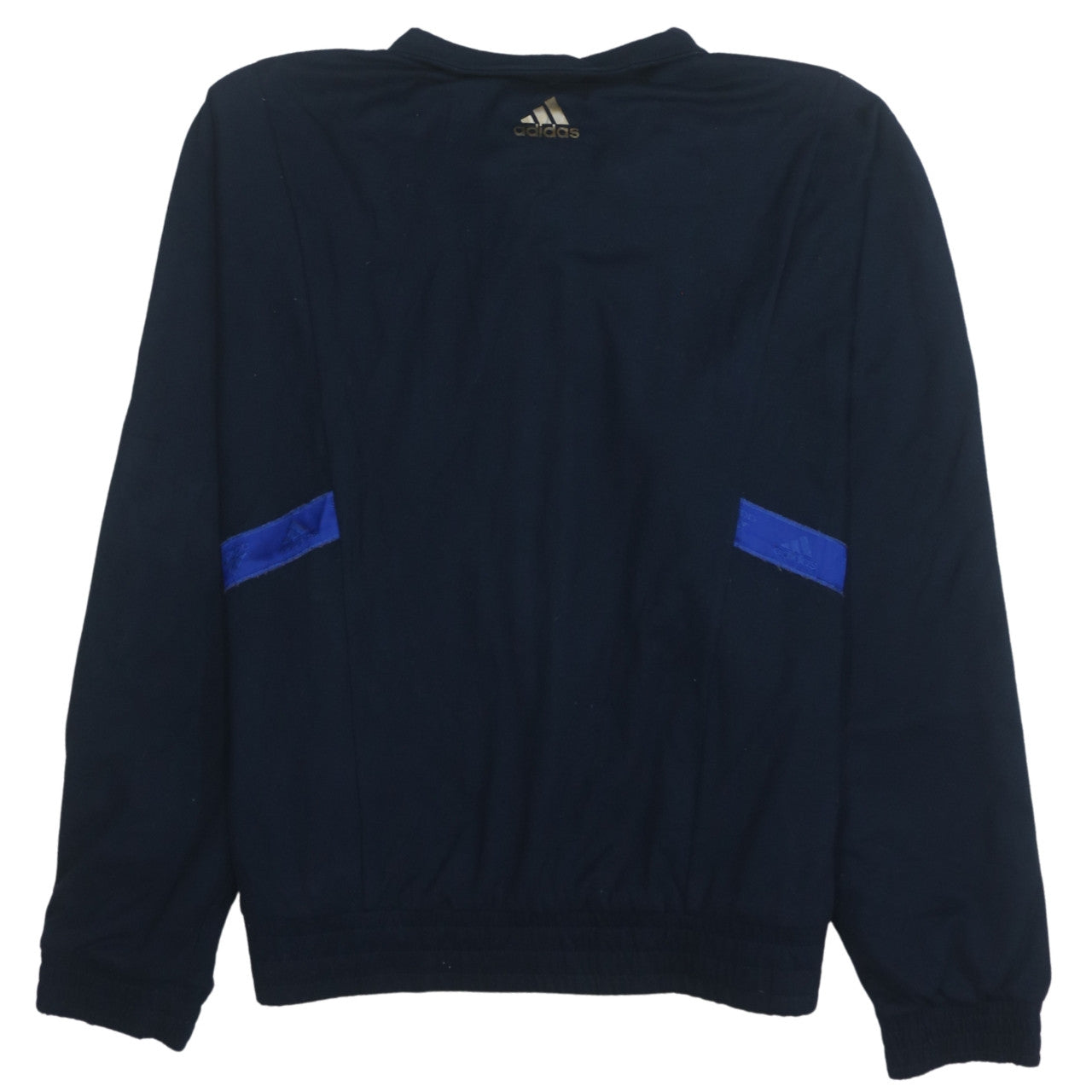 Womens UK Size 12 adidas Blue Full Zip Sweatshirt