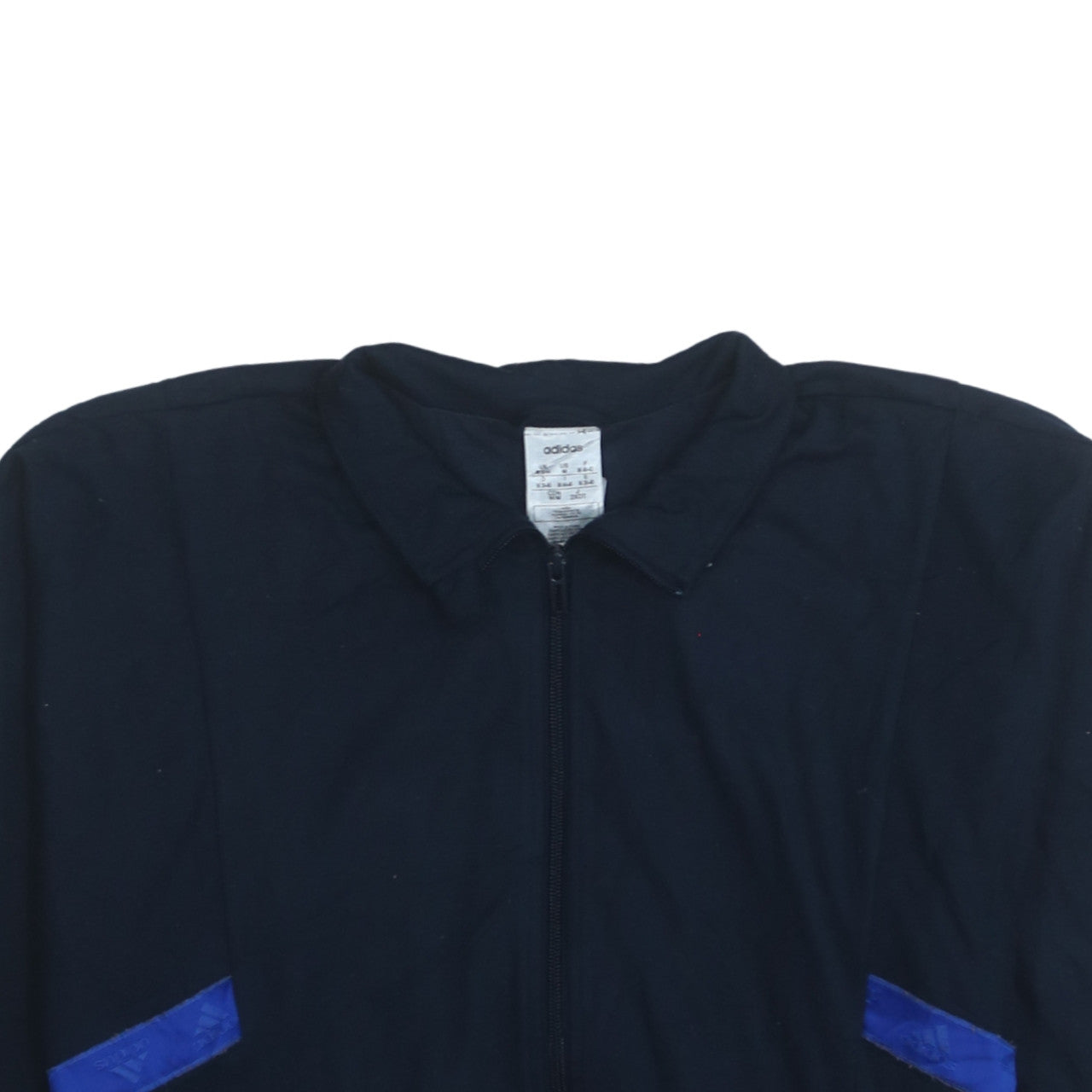 Womens UK Size 12 adidas Blue Full Zip Sweatshirt