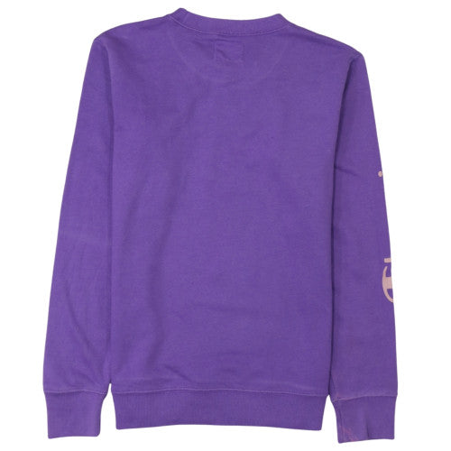 Womens UK Size L Champion Purple Pullover Sweatshirt
