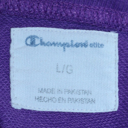 Womens UK Size L Champion Purple Pullover Sweatshirt