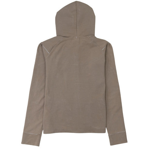 Mens UK Size L Nike Beige Full Zip Hoodie