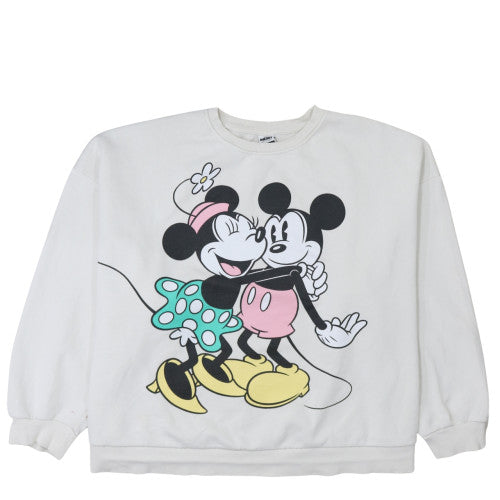 Womens UK Size 2XL George White Pullover Sweatshirt