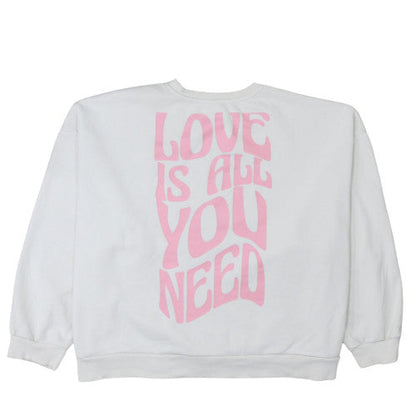Womens UK Size 2XL George White Pullover Sweatshirt