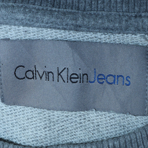 Mens UK Size M Calvin Klein Jeans Grey Pullover Sweatshirt