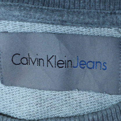 Mens UK Size M Calvin Klein Jeans Grey Pullover Sweatshirt