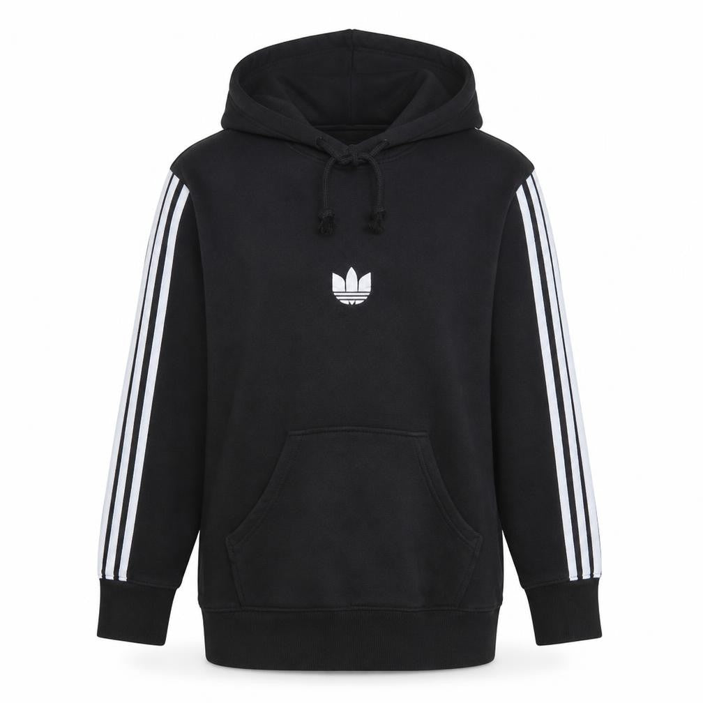 Womens UK Size 10 adidas Black Pullover Hoodie