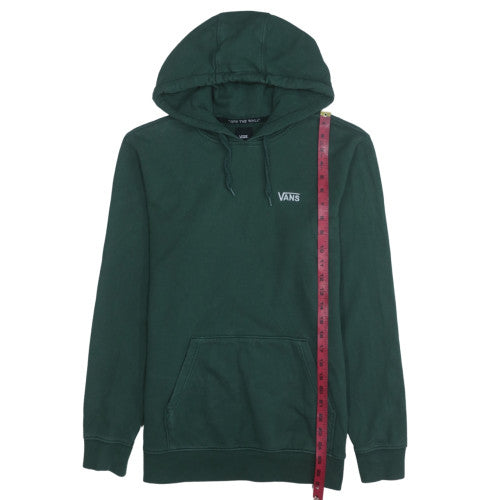 Mens UK Size S VANS Green Pullover Hoodie