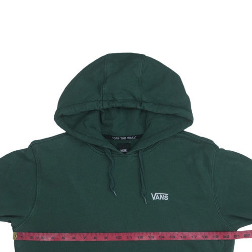 Mens UK Size S VANS Green Pullover Hoodie