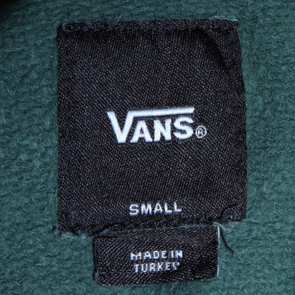 Mens UK Size S VANS Green Pullover Hoodie