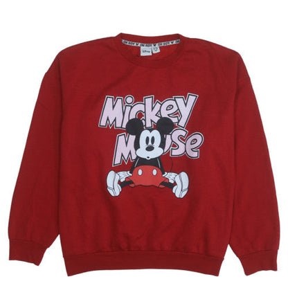 Womens UK Size 14 Disney Red Pullover Sweatshirt