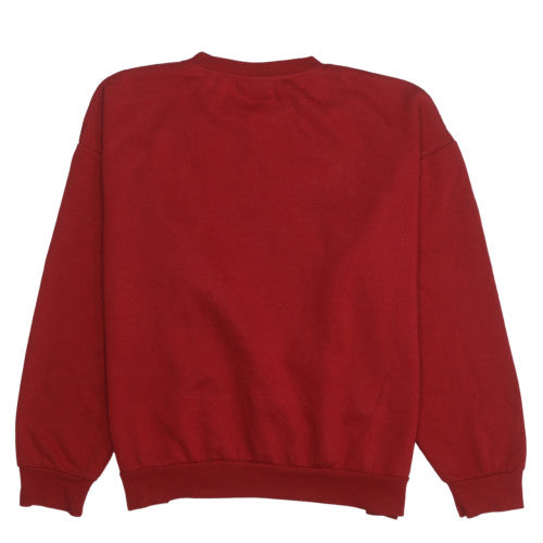 Womens UK Size 14 Disney Red Pullover Sweatshirt