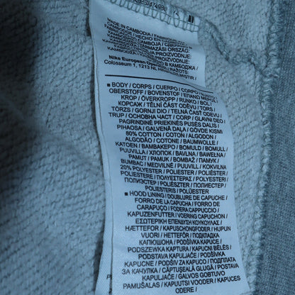 Mens UK Size M Nike Grey Pullover Hoodie