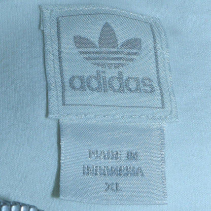 Mens UK Size XL adidas White Full Zip Sweatshirt