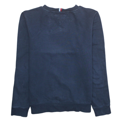 Mens UK Size L Tommy Hilfiger Blue Pullover Sweatshirt