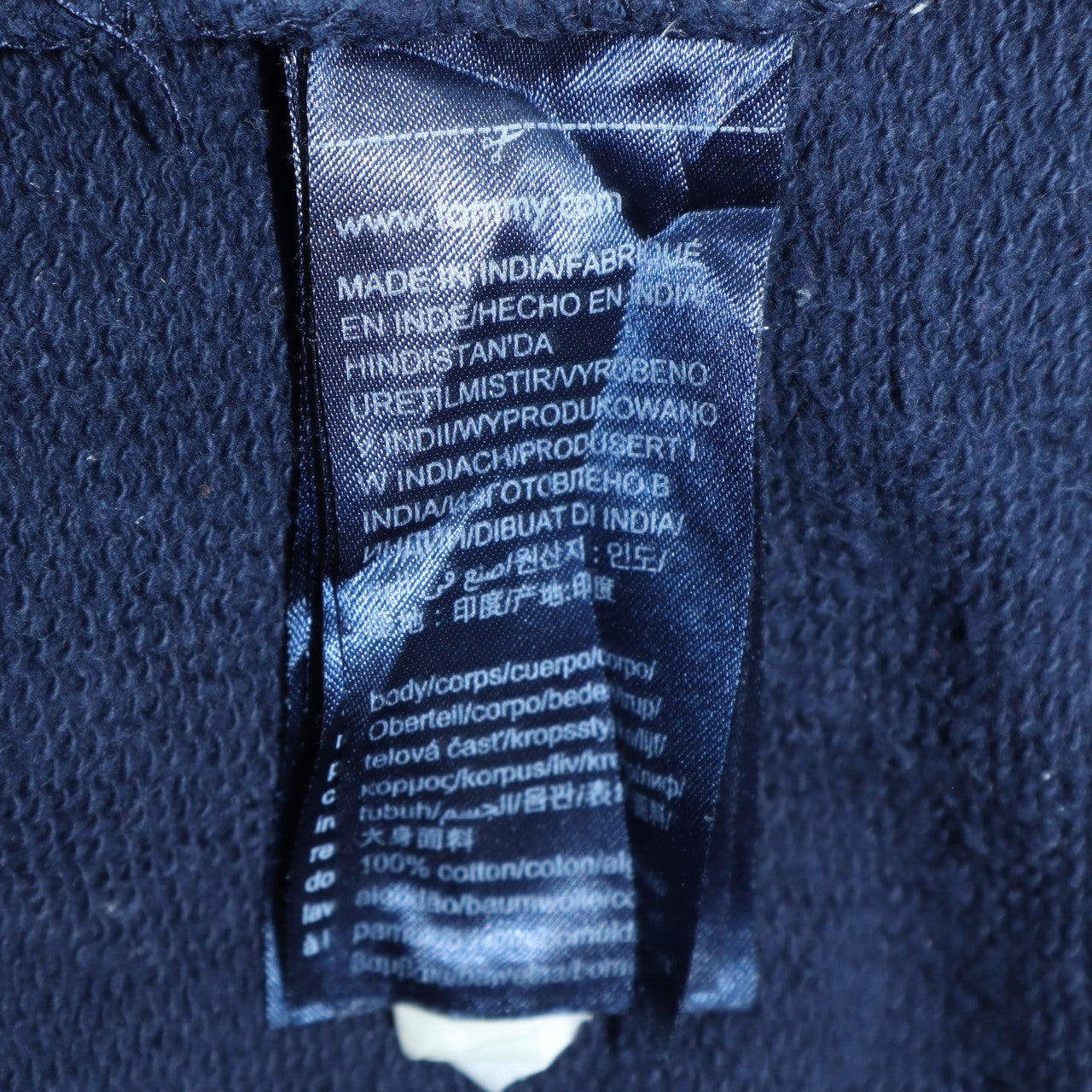 Mens UK Size L Tommy Hilfiger Blue Pullover Sweatshirt