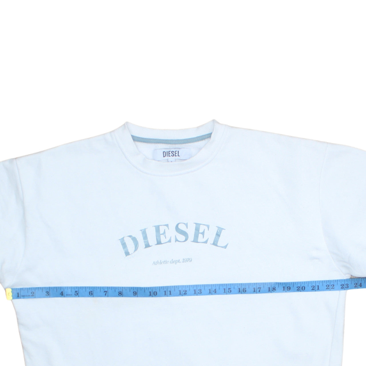 Mens UK Size S Diesel White Pullover Sweatshirt