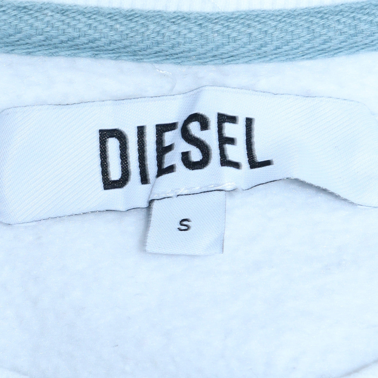 Mens UK Size S Diesel White Pullover Sweatshirt