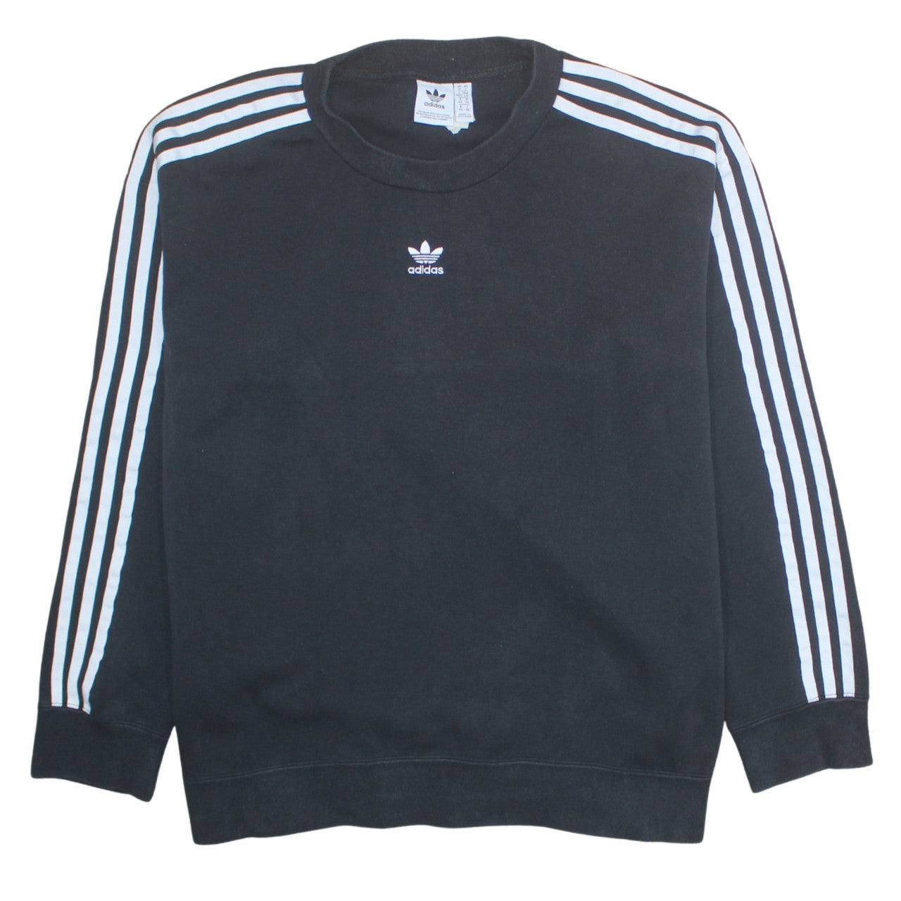 Womens UK Size 18 adidas Black Pullover Sweatshirt
