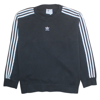 Womens UK Size 18 adidas Black Pullover Sweatshirt