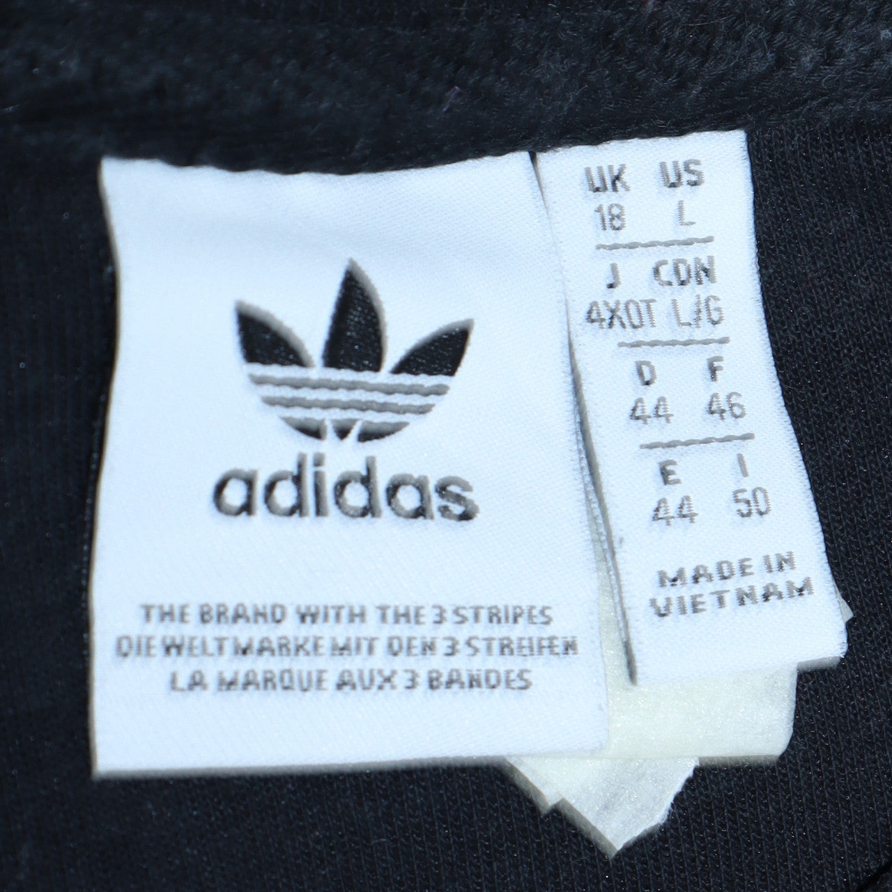 Womens UK Size 18 adidas Black Pullover Sweatshirt